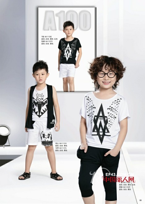 男生有没有蝙蝠袖T恤 男童T恤款式搭配