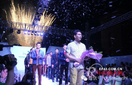 渡森男装2014秋冬新品动态T台秀瞬间