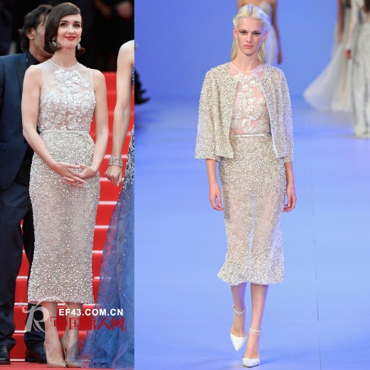 Paz Vega帕兹·维嘉穿Elie Saab 亮相戛纳电影节开幕红毯