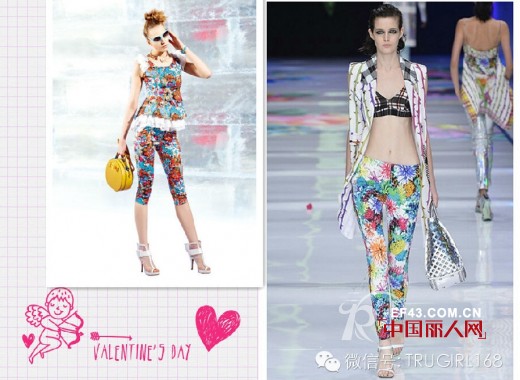 楚阁TRUGIRL2014夏季流行趋势:印花霸气侧露
