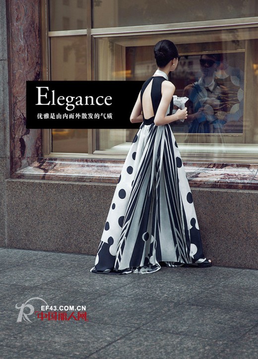 玛丝菲尔波点连衣裙 带来强烈对比的视觉冲击