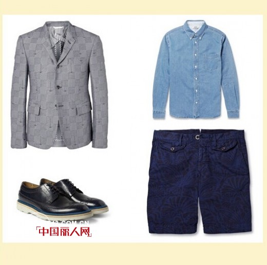 夏季男士西装搭配什么裤子  男士西装与五分裤怎么搭配