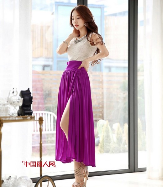 夏季高腰裙什么款式好看, 高腰裙搭配什么上衣