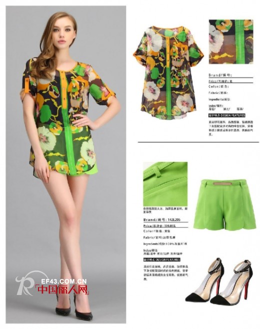 换季时节 大朵印花助你hold盛夏