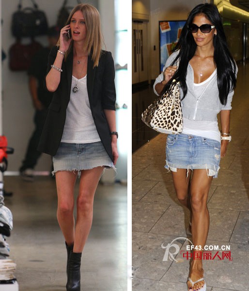 牛仔半裙搭配让今夏时尚到底