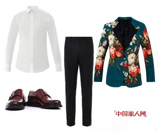 西装搭配男士印花西装怎么搭配
