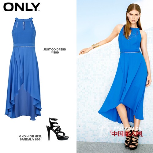 ONLY 2014夏季新款连衣裙  ONLY女装最新款连衣裙