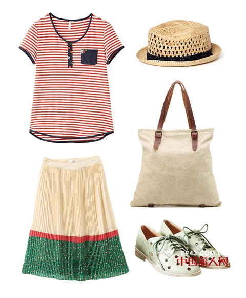 小清新当道初夏长裙美搭Soeasy