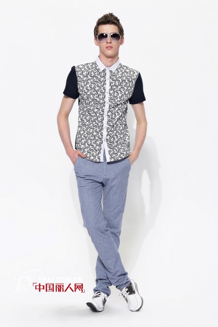 帅气登场　有性格品牌衬衫打造型男魅力