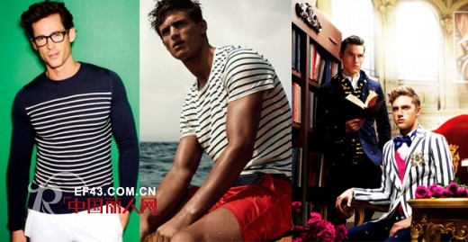 2014春夏四大男装流行关键词　学院风,印花,迷彩,条纹