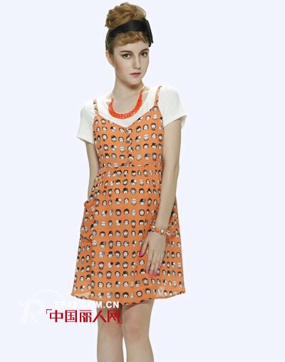 端午节辣妈时尚出游　惠葆孕妇装连衣裙