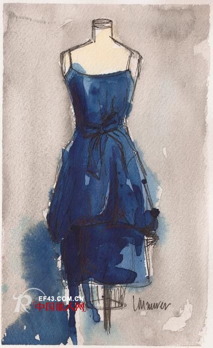 什么样的婚纱礼服最美　手绘水彩婚纱礼服作品释出