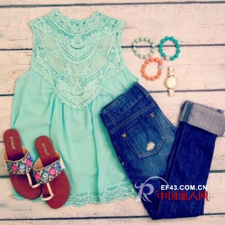 夏日清凉搭配　夏季美搭　搭配也是一种艺术
