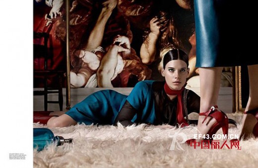 Prada普达拉2014秋冬女装最新时尚大片