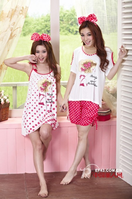 哪种图案的家居服更显活泼可爱　节日宅家选什么家居服