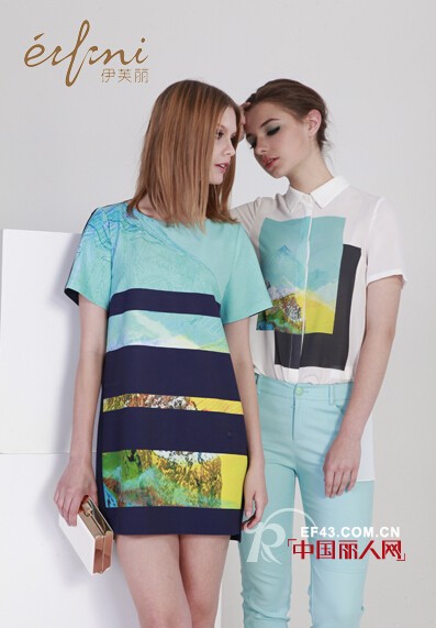 端午出游穿什么　eifini伊芙丽2014夏季新款清凉装