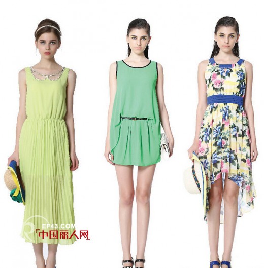 35度高温天气穿什么不热　连身裙穿出清爽感