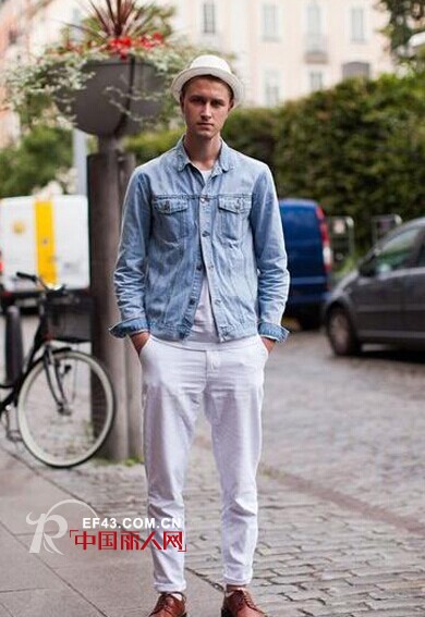 夏季清新淡蓝色男装　兴起清爽街头风