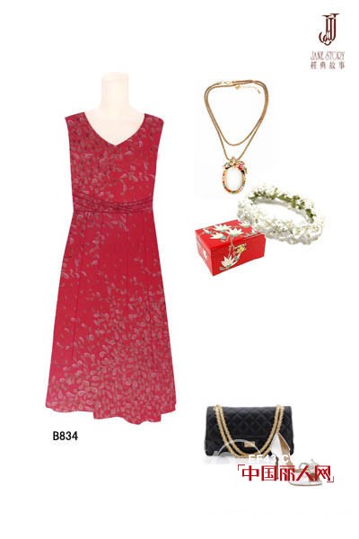 JANE STORY 夏季新款长裙 化身雅典娜