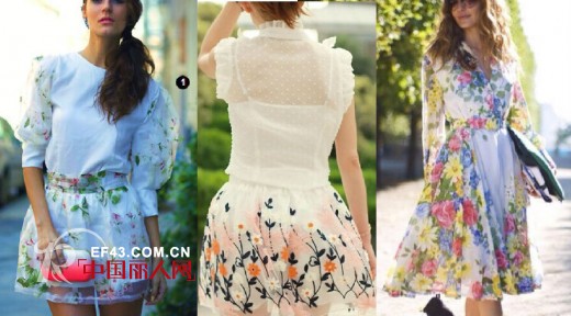 欧根纱元素单品 仙气十足