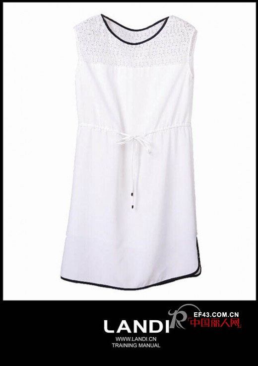 LANDI 混色拼接 穿出鲜活盛夏