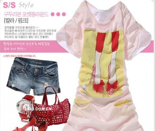 粉色T恤好看吗?夏天长裤粉色T恤要怎么搭配