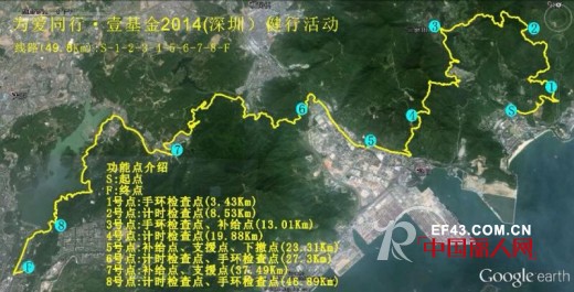 普普风精英团队参加为爱同行·壹基金2014（深圳）健行活动