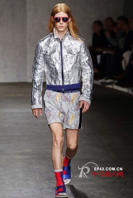 James Long 丹宁2015春夏男装 横条与色彩玩转视觉