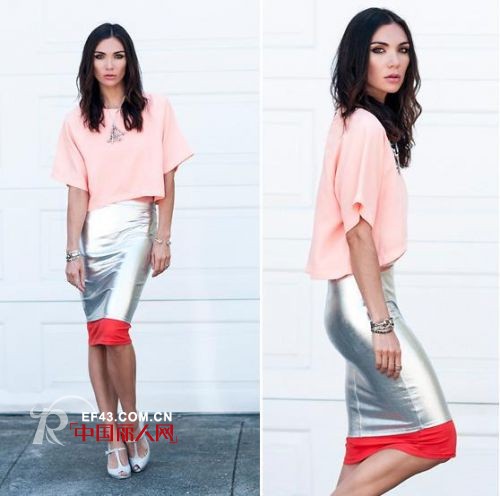 什么是铅笔裙 铅笔裙搭配 夏日亮色铅笔裙搭配