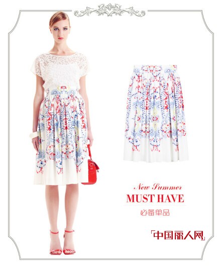 夏季丰富印花单品 印花连衣裙印花套装哪款你最爱