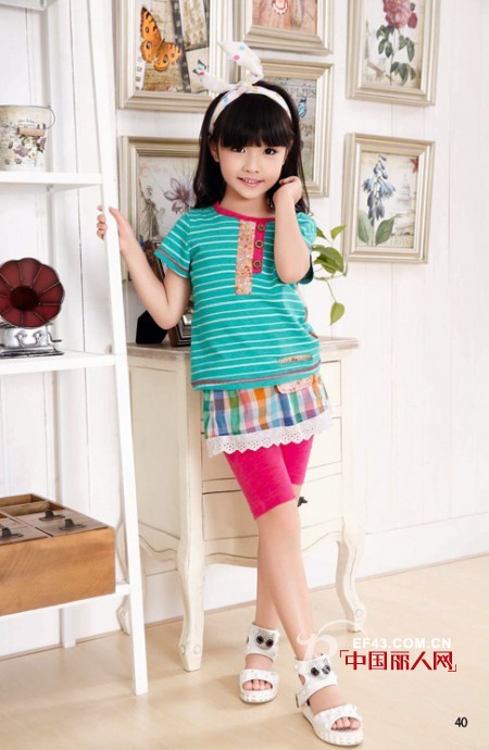 夏季怎么拼接好看 儿童服装搭配
