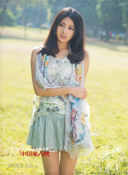 田园印花裙搭配 怎么穿比较小清新