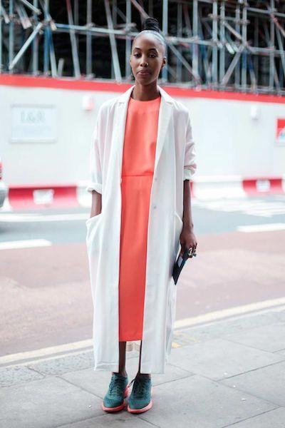 夏天运动鞋搭配  白色连衣裙搭配运动鞋好看吗?