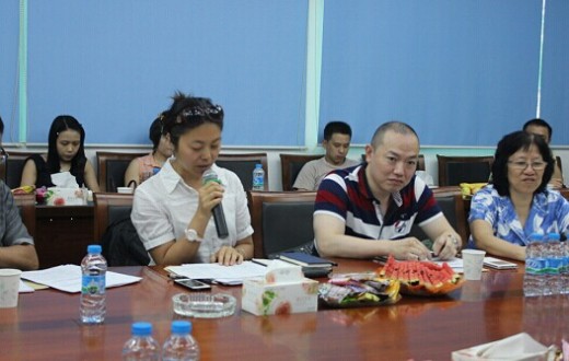 广东省纺织行业（商）协会一行莅临叮当猫公司参观指导