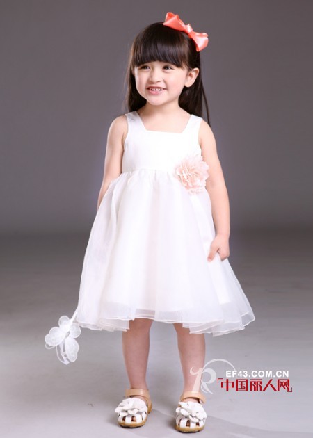 欧根纱颜色搭配 欧根纱连衣裙搭配 女童连衣裙搭配