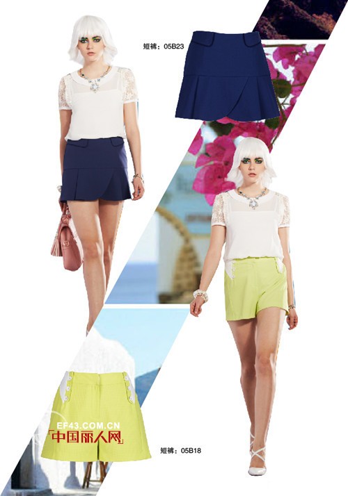 夏季短裤搭配什么上衣  夏季短裤新款