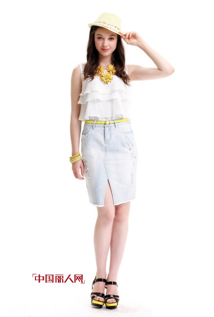 阿依莲夏季新款牛仔单品 阿依莲夏季新款正品