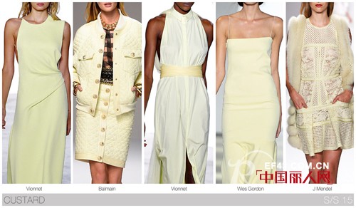 2015春夏女装色彩流行趋势