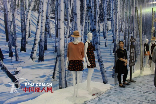 MYMO国际品牌亮相2014深圳服装展 唯美白桦林上演冬季格调