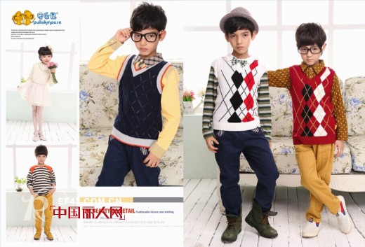 贝乐鼠童装品牌2014年秋冬画册精彩亮相