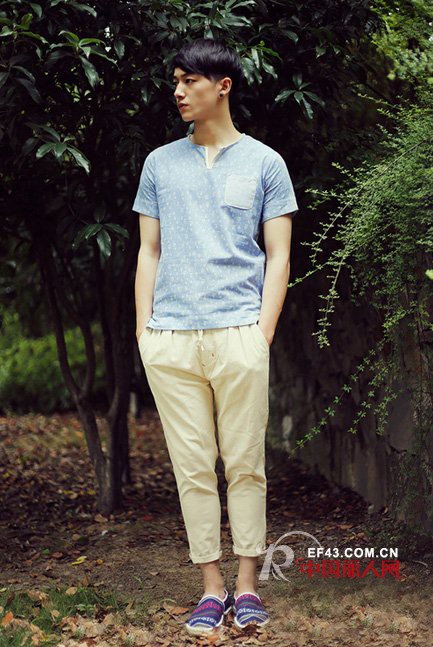 夏季型男搭配 中国风元素男装搭配享受慢生活