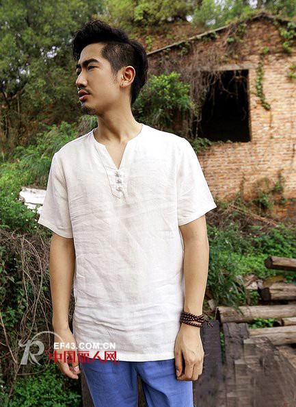 夏季型男搭配 中国风元素男装搭配享受慢生活