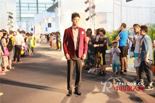 帝楷男装现场走秀引无数少女尖叫 2014深圳展男装风采