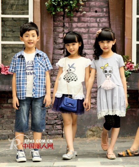 学习《爸爸去哪儿》可爱萌娃穿搭 缤果动漫童装夏季旅游穿搭