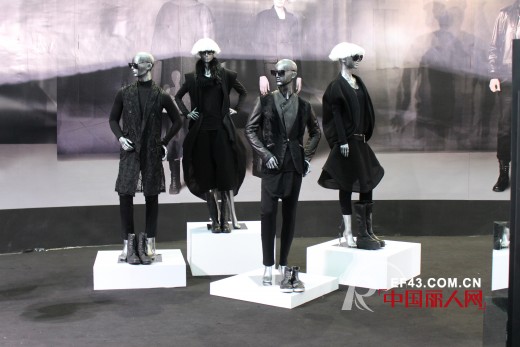 2014深圳服装展 odbo欧宝男女装铜人秀场 耀眼经典