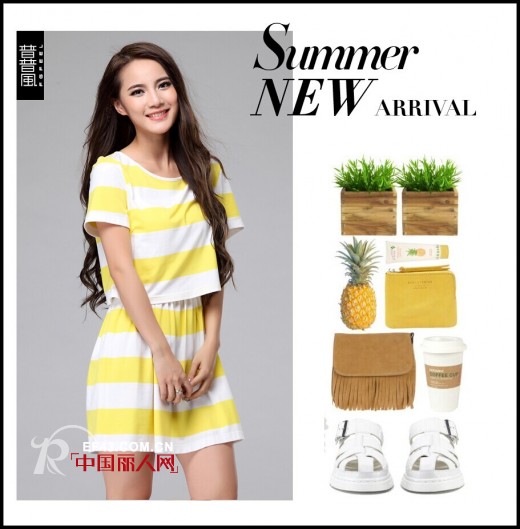 百变条纹连衣裙搭配 最流行品牌连衣裙款式