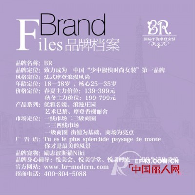 BR女装品牌加盟在黑龙江发展迅猛