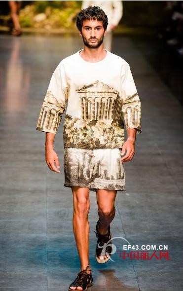 2014新款夏季男装流行趋势 印花潮流不褪色