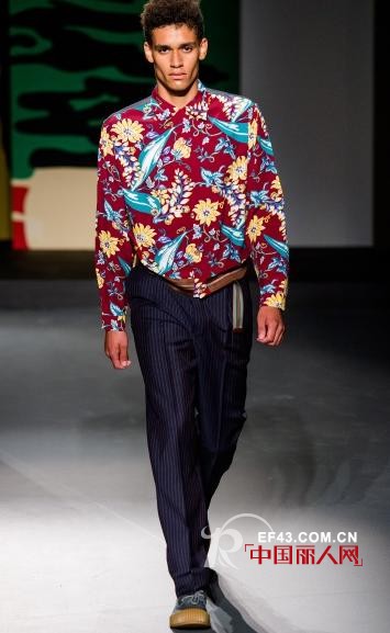 2014新款夏季男装流行趋势 印花潮流不褪色