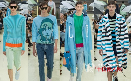 2015春夏男装流行什么颜色 Kenzo 2015春夏男装发布色彩分析